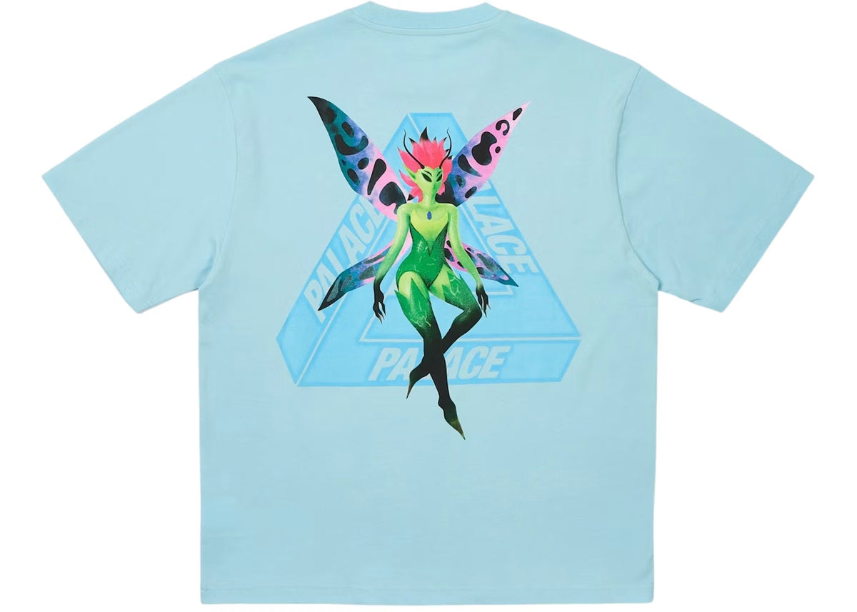 t-shirt Palace Skateboards tri fairy skyline blue 2026