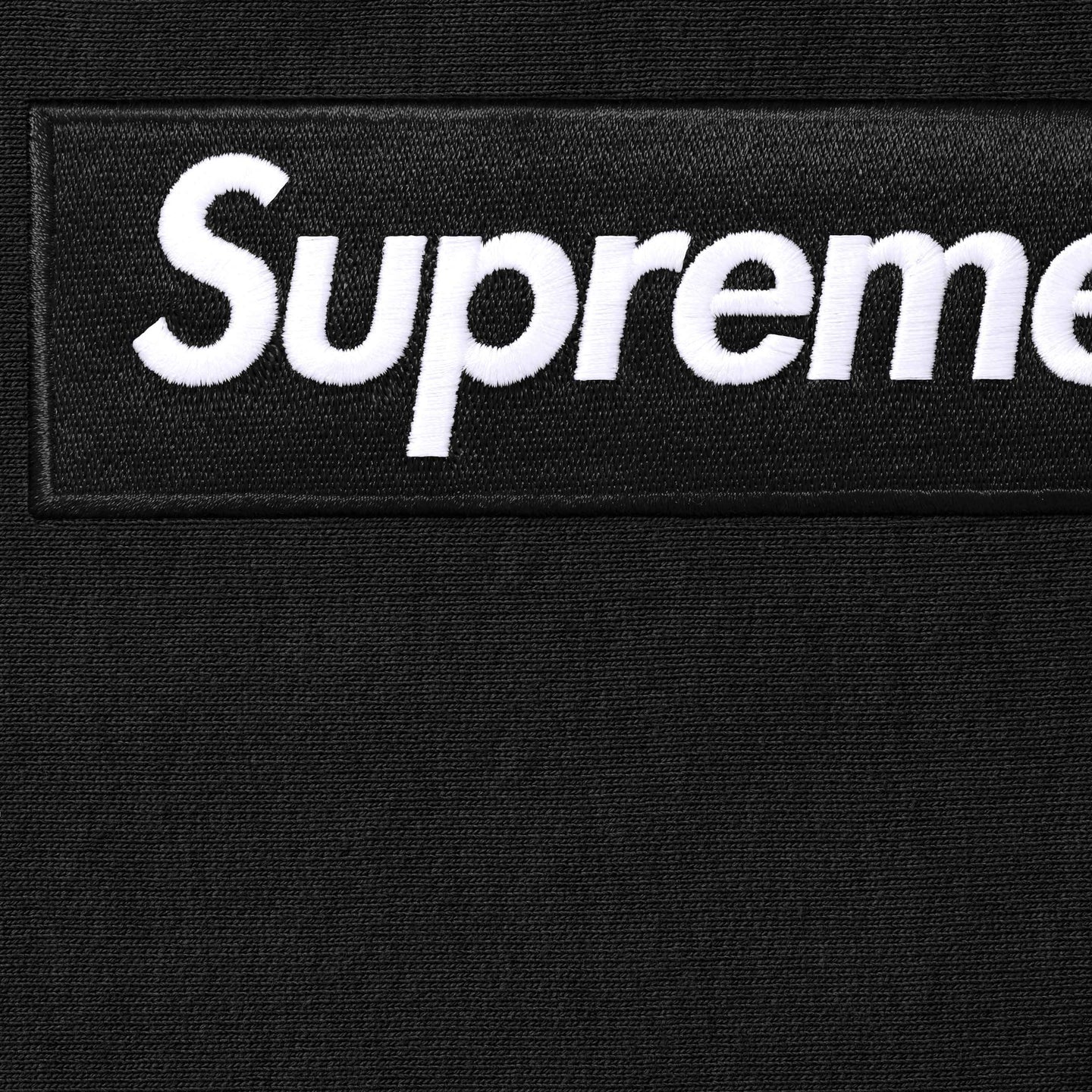 felpa cappuccio Supreme® Newyork box logo black 2025 tg M - L - XL