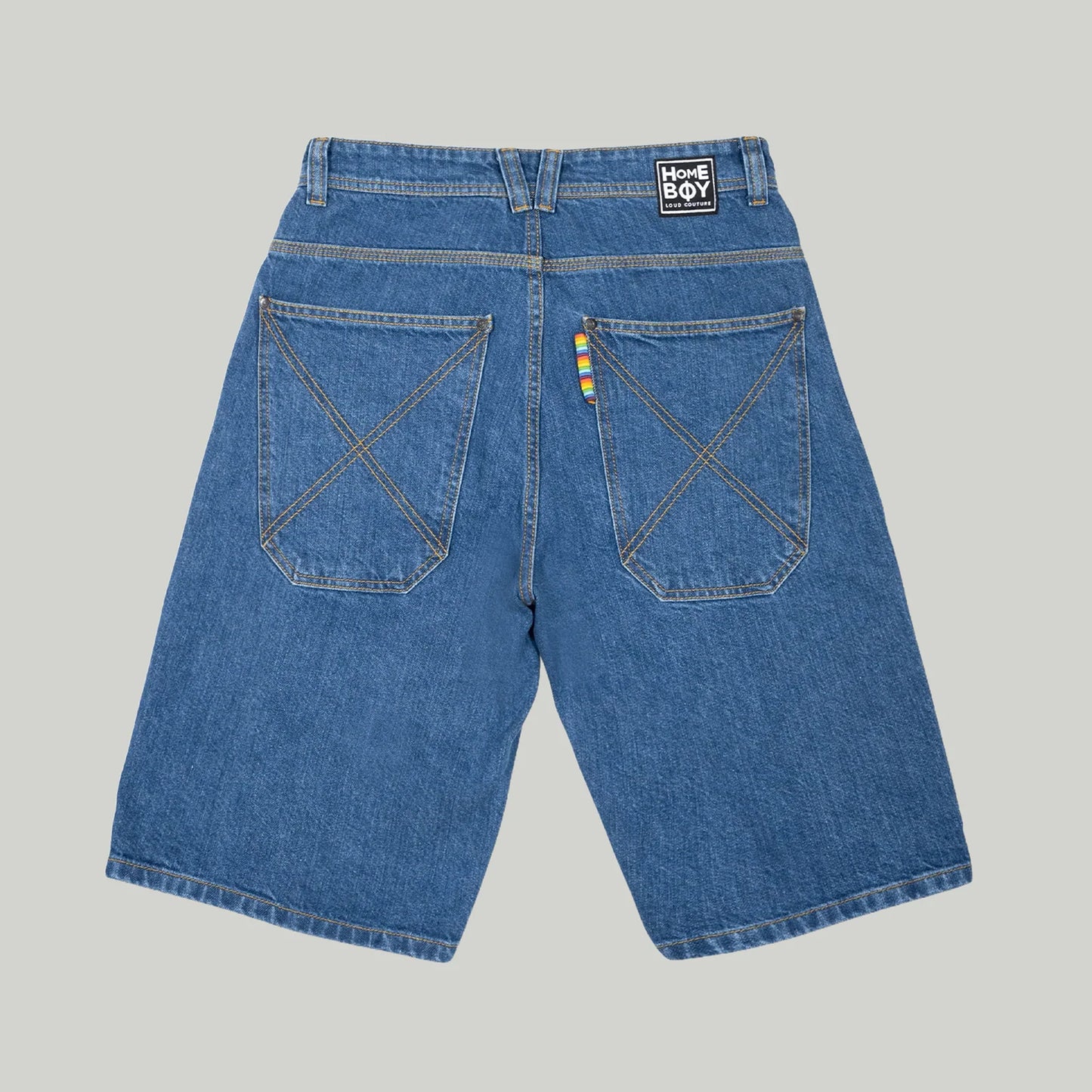 bermuda shorts Homeboy x-tra baggy jorts washed blue tg 29 - 31