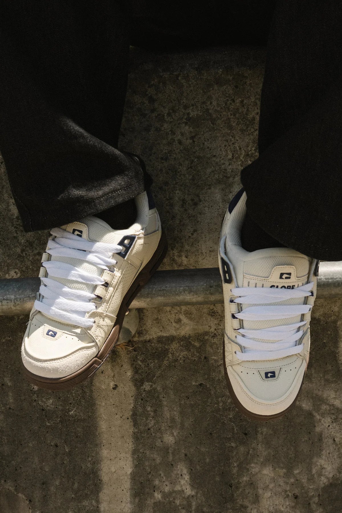 scarpe skate Globe sabre antique white blue nr. 44 - 45