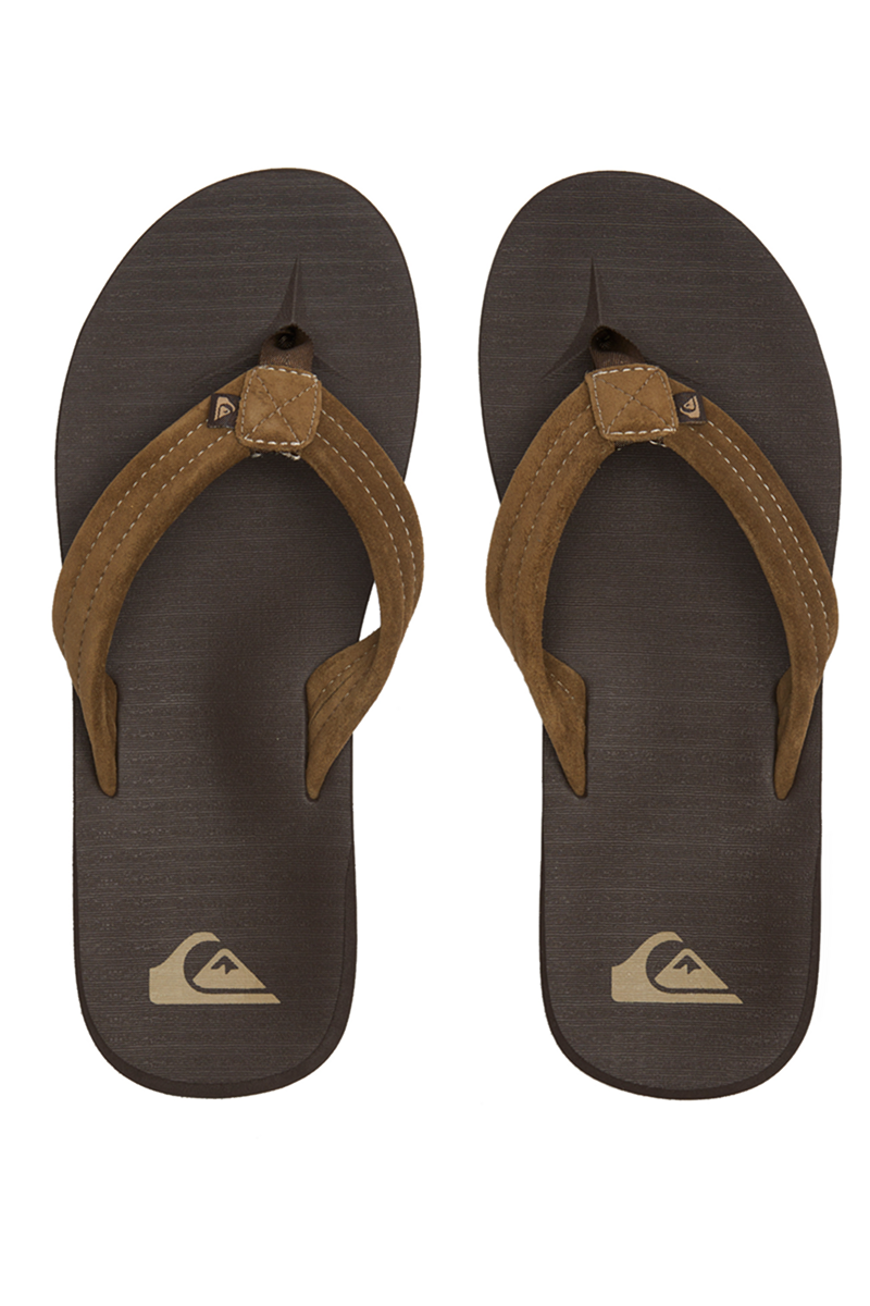 infradito Quiksilver sandals carver suede tan