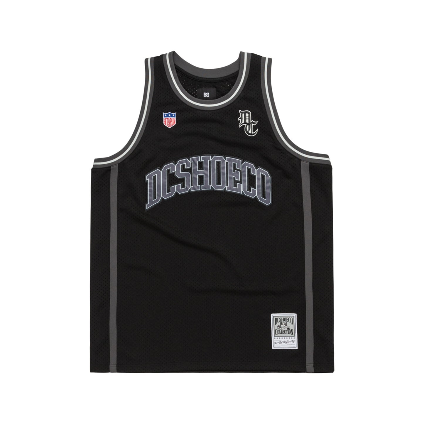 canotta basket DC SHOES hoops jersey black
