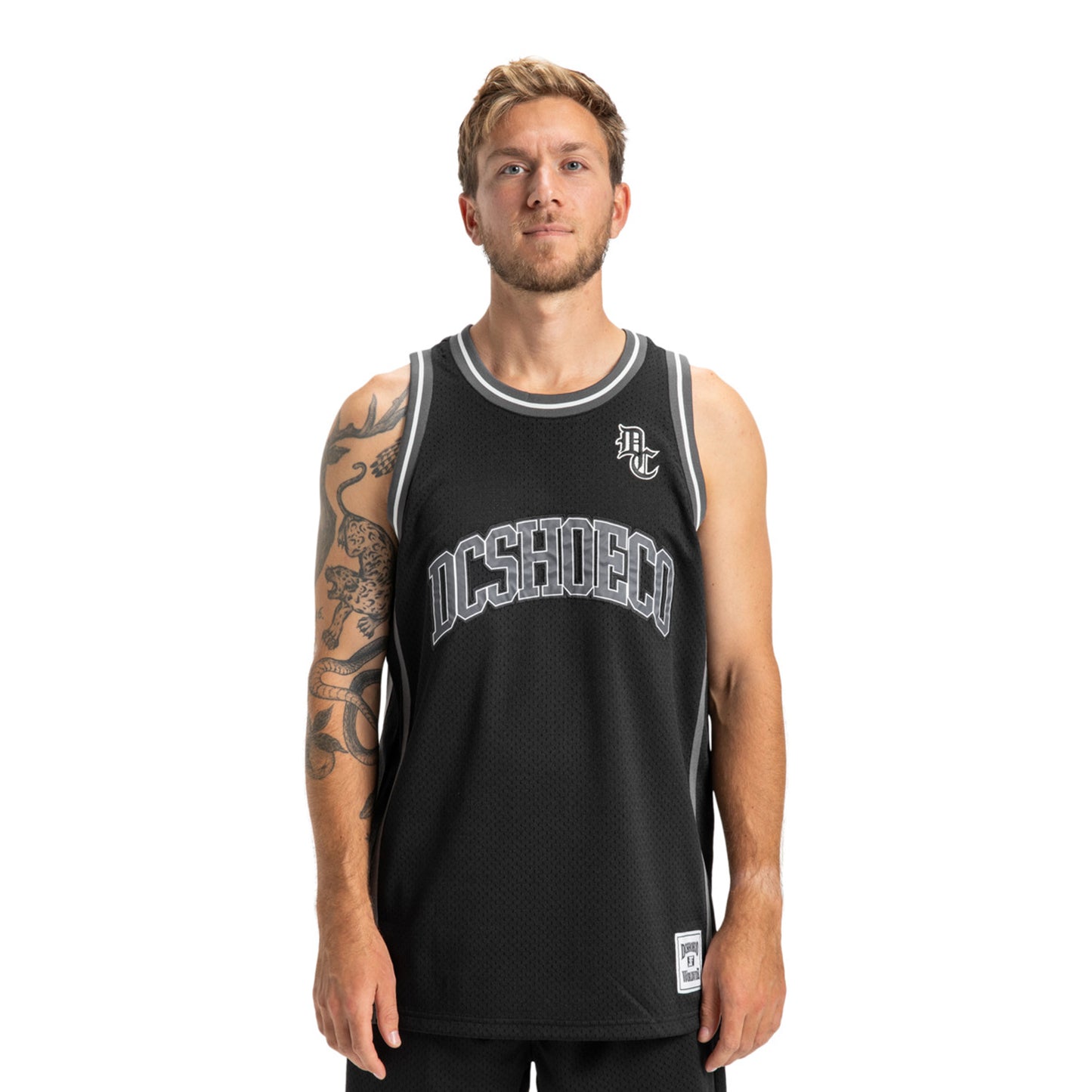 canotta basket DC SHOES hoops jersey black
