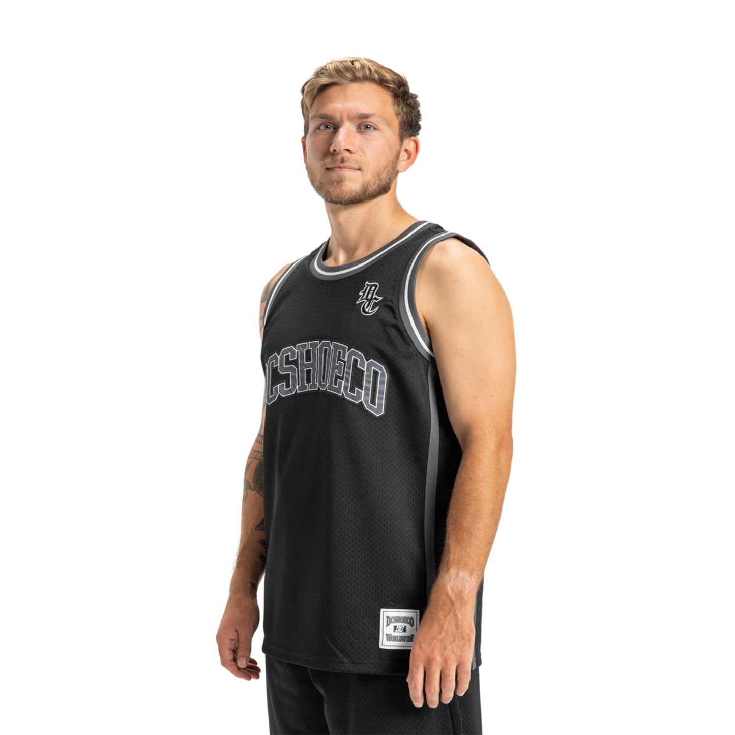canotta basket DC SHOES hoops jersey black