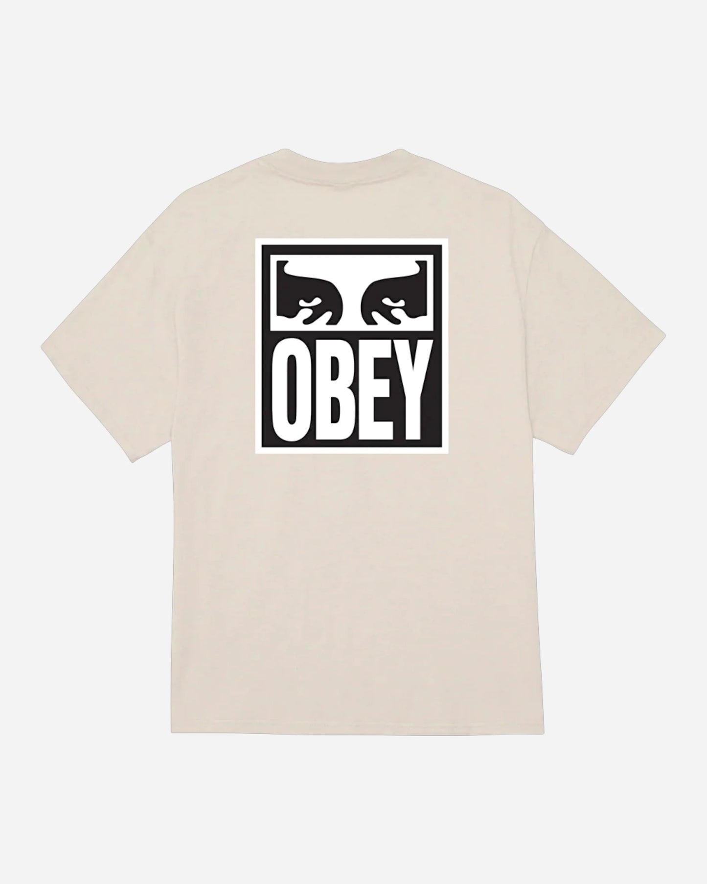 t-shirt Obey eyes icon 2 silver grey