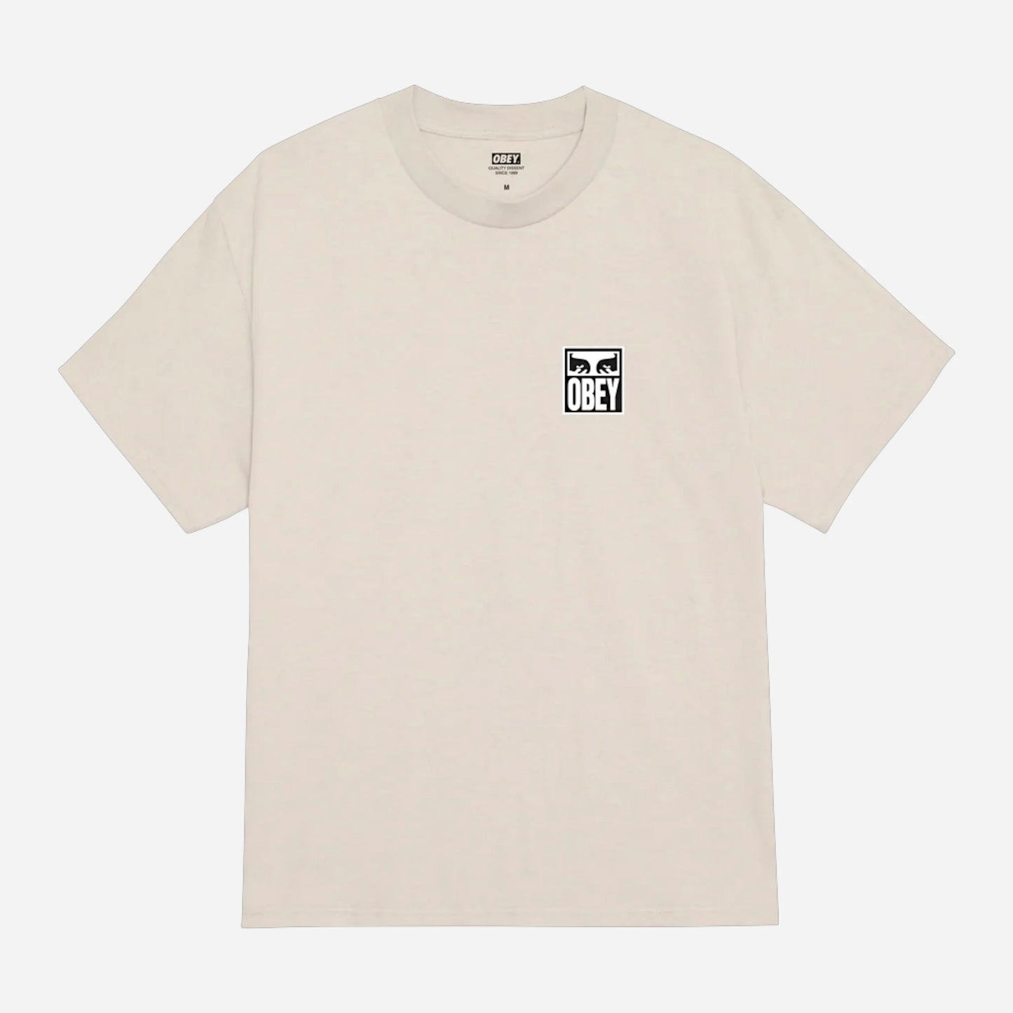 t-shirt Obey eyes icon 2 silver grey