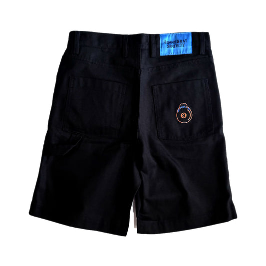 bermuda baggy Doomsday 8 ball canvas shorts black tg 30 - 32