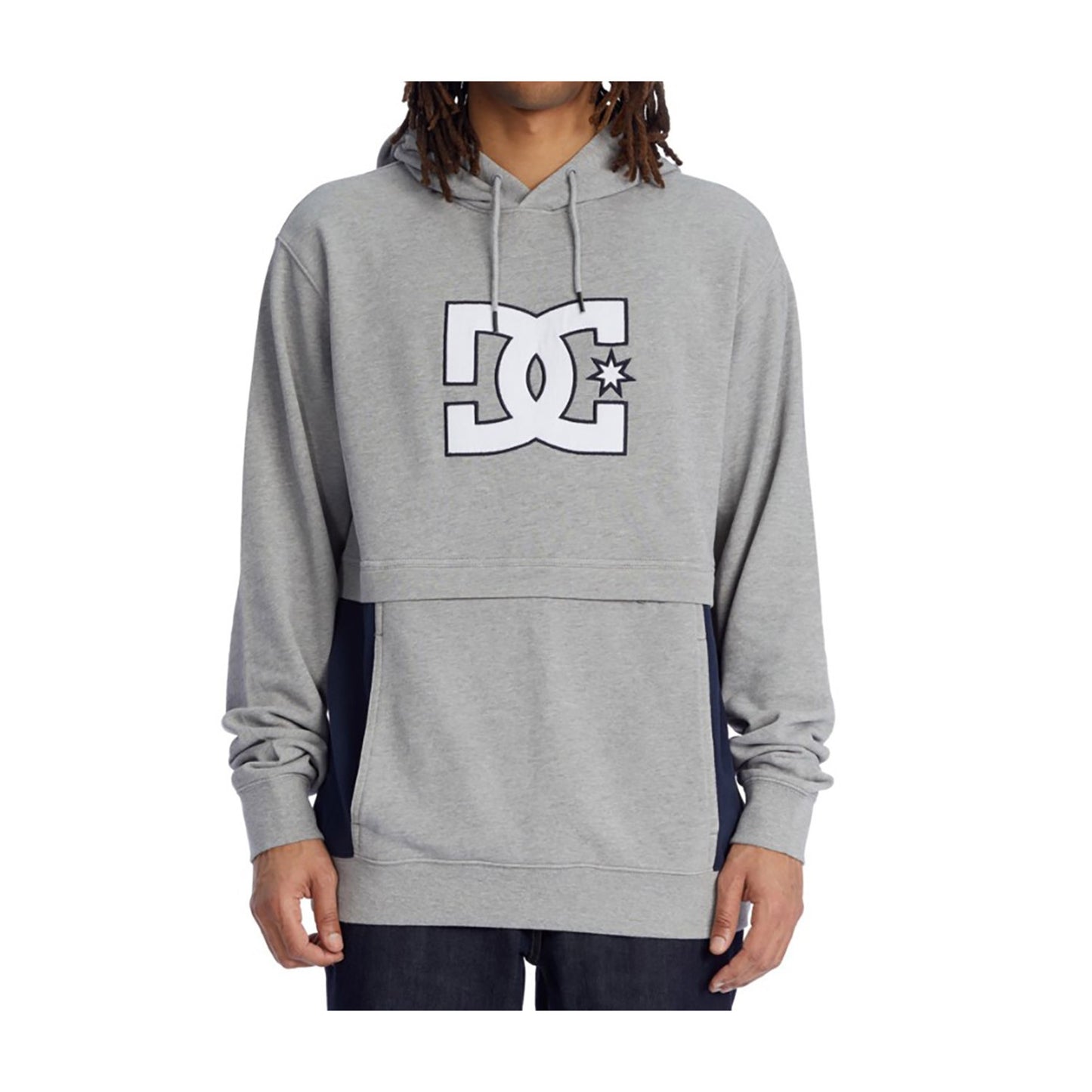 felpa cappuccio DC SHOES Bandwidth hoodie grey