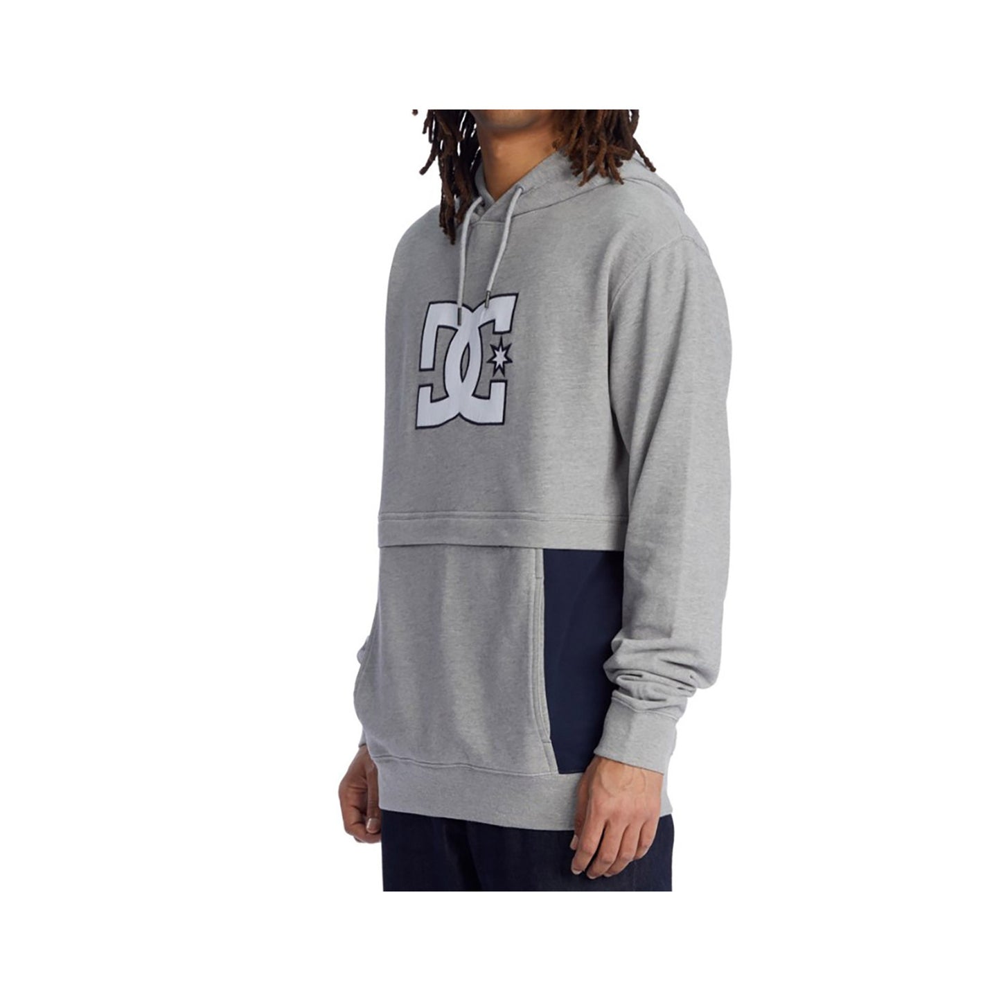 felpa cappuccio DC SHOES Bandwidth hoodie grey