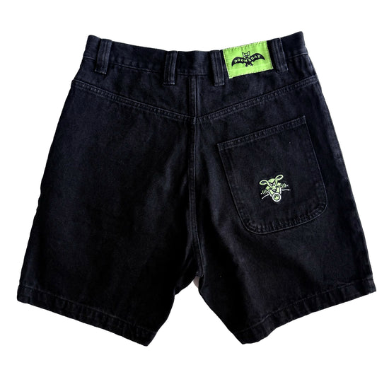 bermuda baggy Doomsday fat bat jorts black M - L