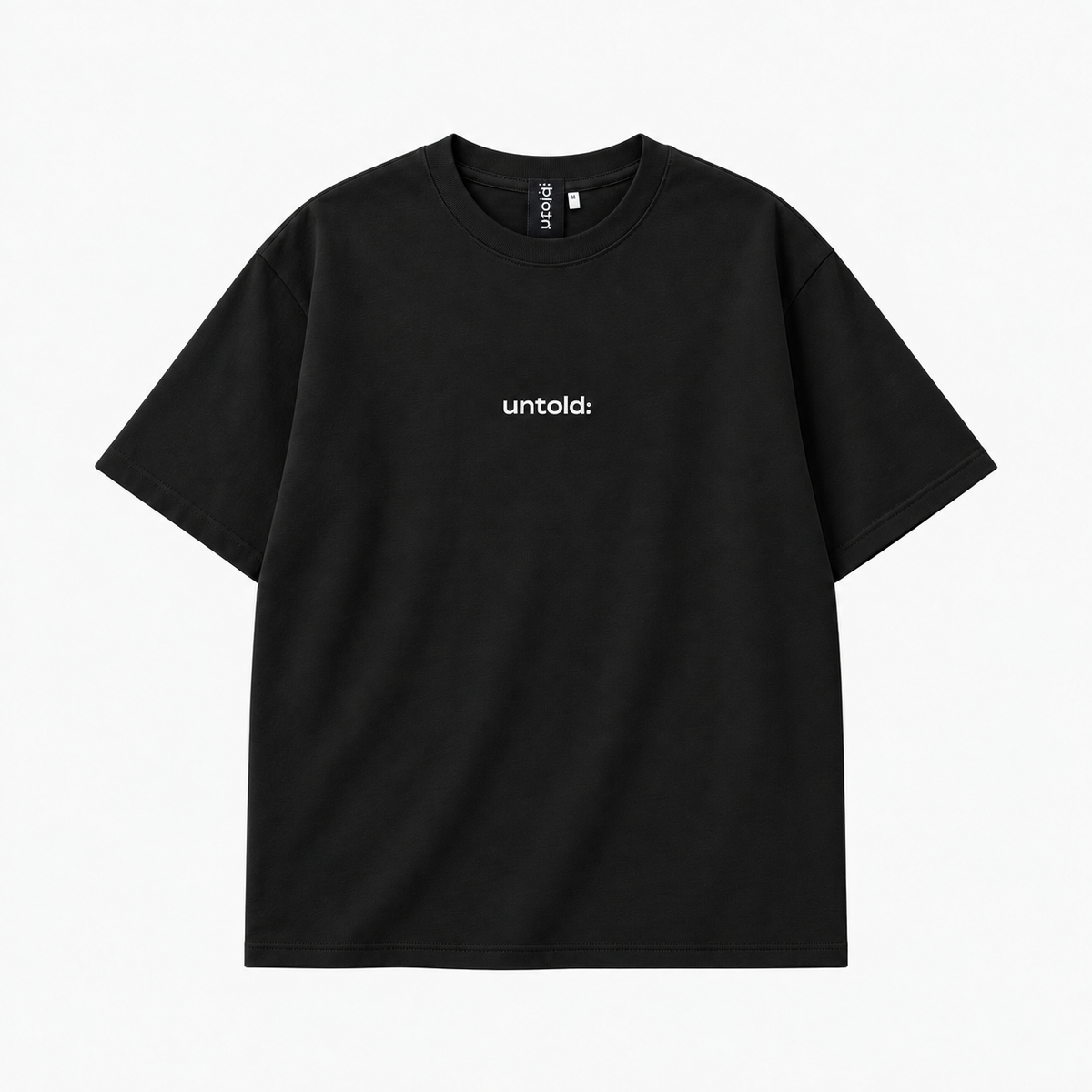 maglietta oversize Untold.® Ueno tee black fw26-003