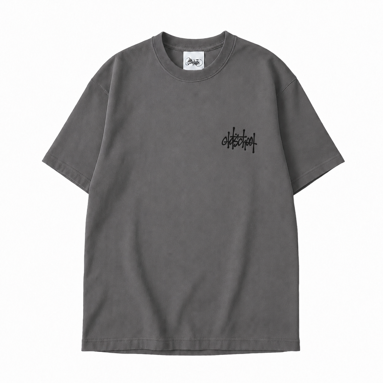 maglietta oversize OldschoolPesaro® new tag oversize tee concrete