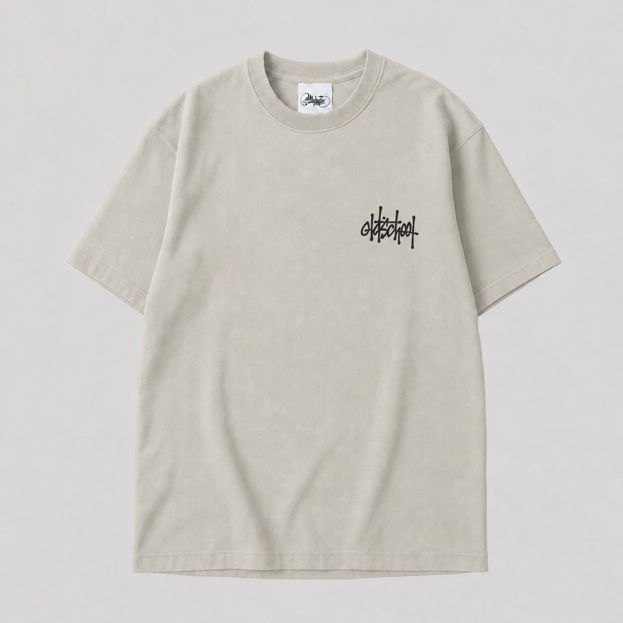 maglietta oversize OldschoolPesaro® new tag oversize tee light green