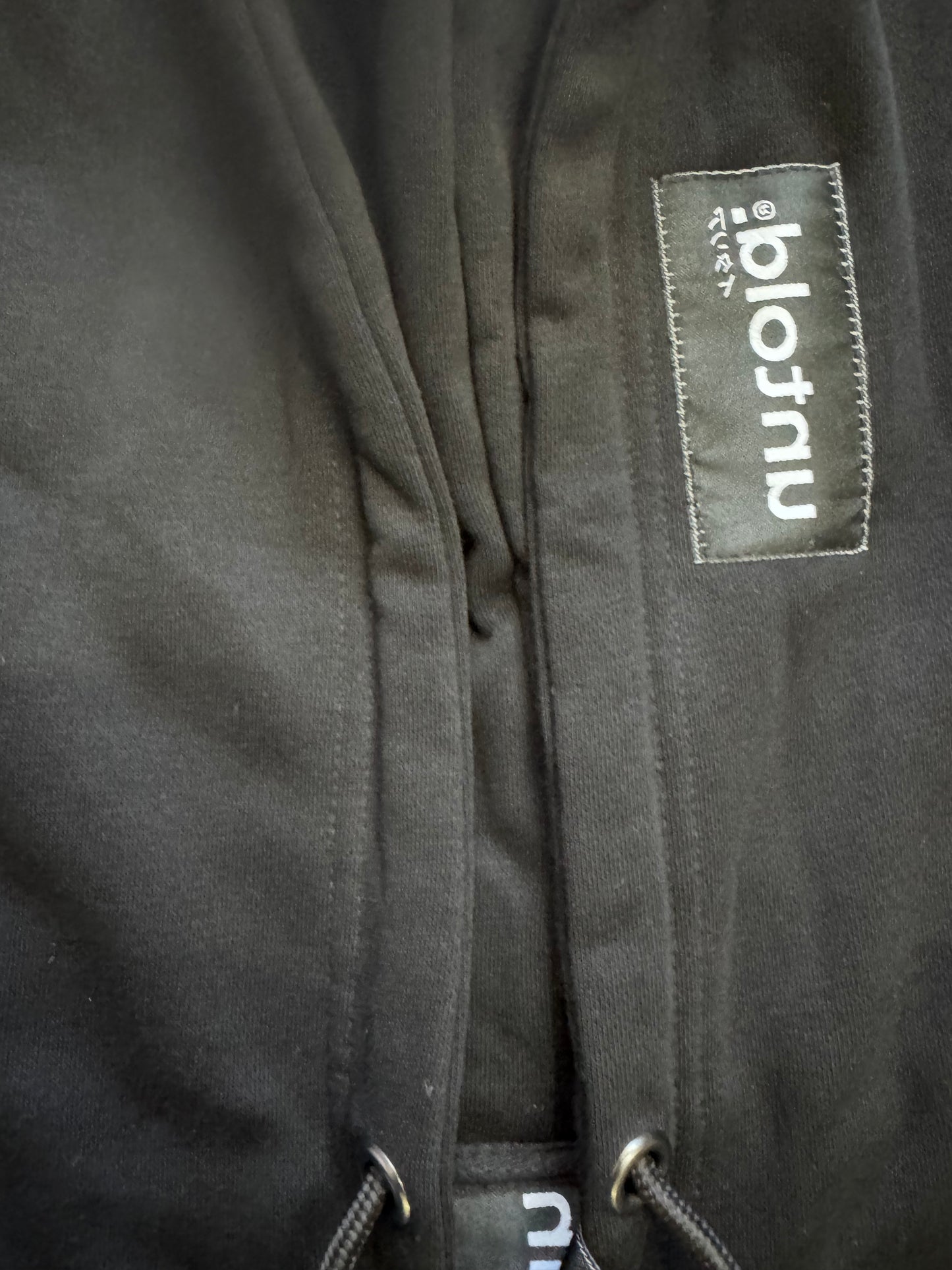 felpa Untold.® Ebisu black hoodie sp26-004 tg S