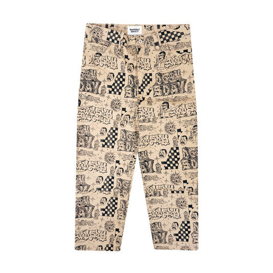 pantaloni Doomsday Attitude allover pants M L XL