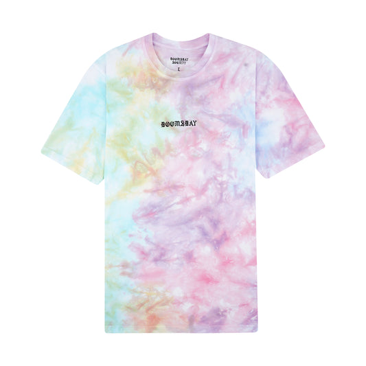 t-shirt Doomsday no more space tyedye tee pink S M L XL XXL