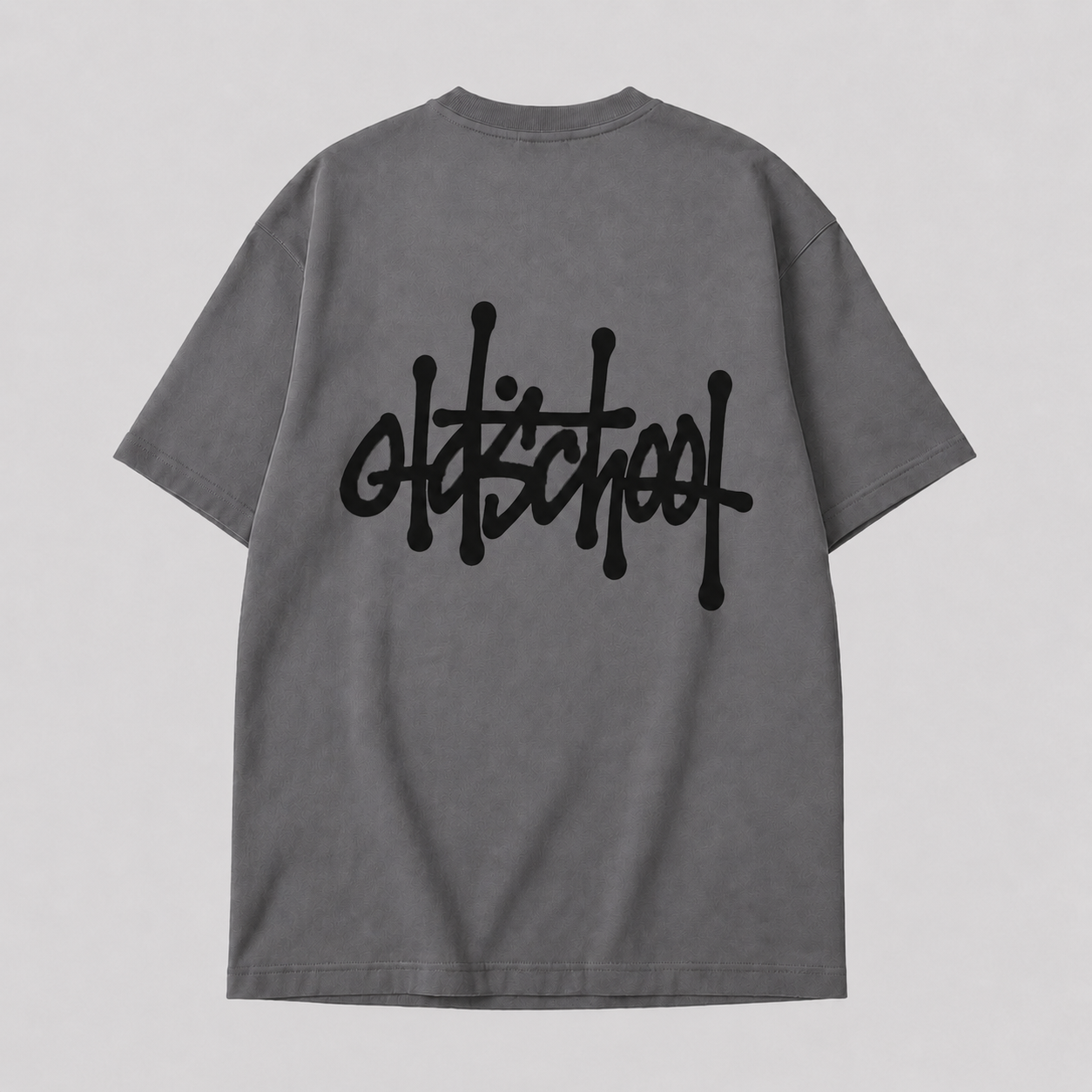 maglietta oversize OldschoolPesaro® new tag oversize tee concrete