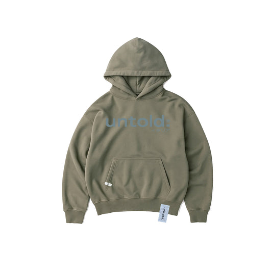 felpa oversize Untold.® Edogawa hoodie green unisex
