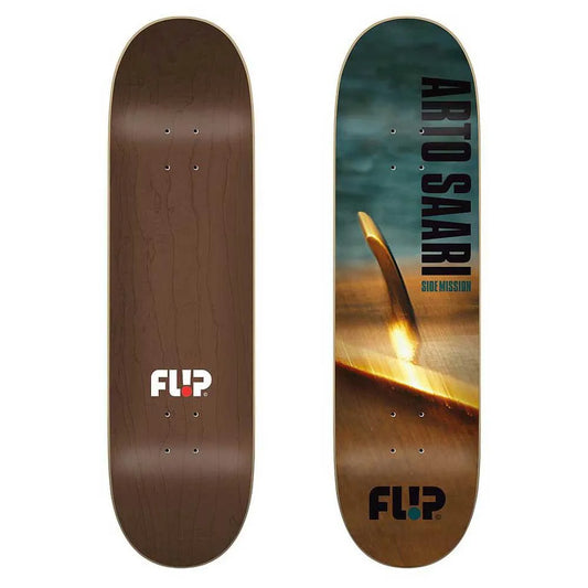 tavola skate Flip Saari Mission fin deck 8.0 compreso grip