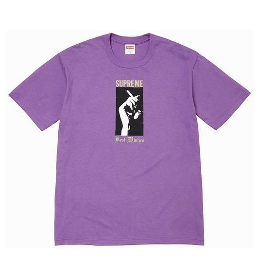 t-shirt Supreme® Newyork wish tee purple tg XL