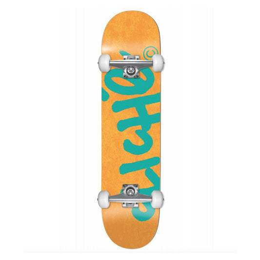 tavola skate completa CLICHE' Handwritten FP Orange Teal 8.25