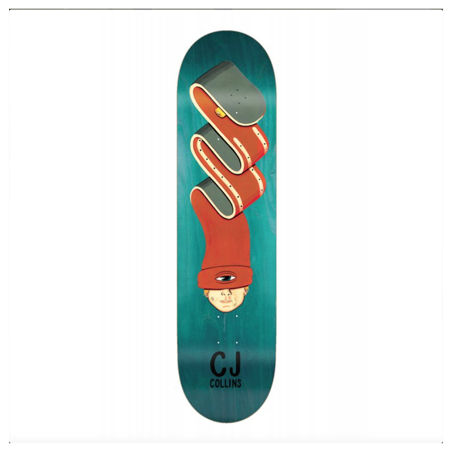 tavola skate TOY MACHINE Pro Collins Skate Beanie 8.0 con GRIP OMAGGIO